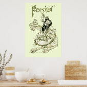 PERCEVAL VECHTENDE DRAAK,QUEST HEILIGE GRAAL Fanta Poster (Keuken)