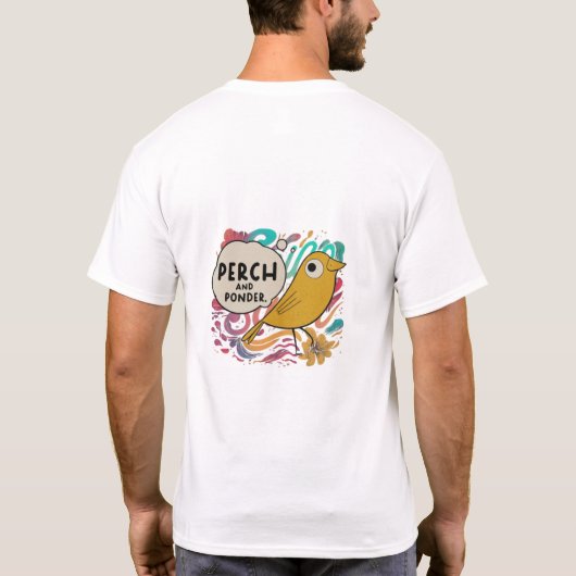 Perch en Ponder. T-shirt (Achterkant)