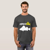 Perch King Funny Perch Vist T-shirt (Voorkant volledig)