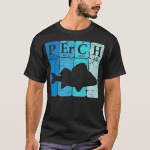 Perch Periodieke Tafelelementen Zeevruchten Perch  T-shirt