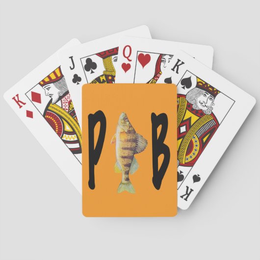 Perch PIB Pokerkaarten (Achterkant)