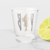 Perch PIB Shot Glas (Achterkant)
