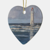Perch Rock Lighthouse Keramisch Ornament (Links)