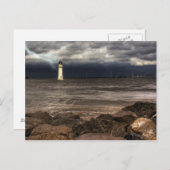 Perch Rock Lighthouse, Mersey Liverpool Briefkaart (Voorkant / Achterkant)