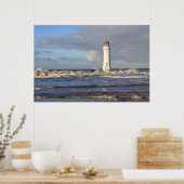 "Perch Rock Lighthouse, New Brighton Poster (Keuken)