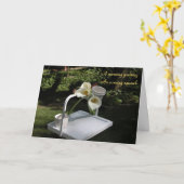 Perch Sympathy Kaart (Gele Bloem)