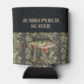 Perch Vissen Camo Ice Vist Bierhouder Blikjeskoeler (Achterkant)