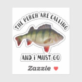 Perch Vist Ice Vist Vissport Hobby Sticker (Vel)