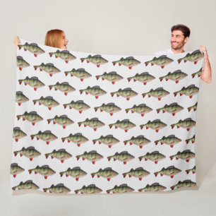 Perch Vist Pattern Fleece Blanket