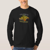 Perch Whisperer Donkere hoes T-shirt (Voorkant)