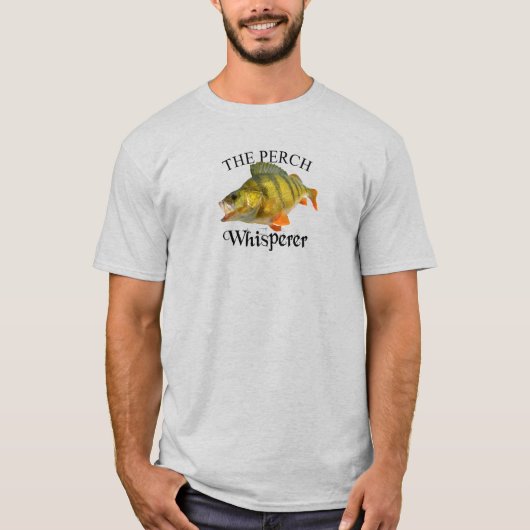 Perch Whisperer Light T-Shirt (Voorkant)