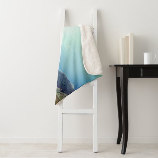 Perched Eagle Sherpa Deken (In situ)