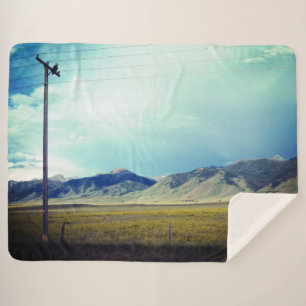 Perched Eagle Sherpa Deken