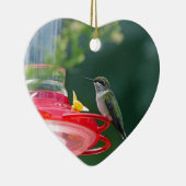 Perched Hummingbird Keramisch Ornament (Rechts)