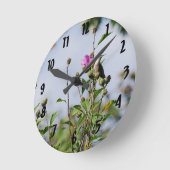 Perched Hummingbird Ronde Klok (Hoek)