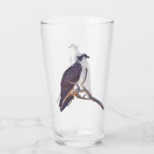 Perched Osprey Glass Tumbler (Achterkant)