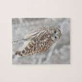 Perched Owl - Puzzle Legpuzzel (Horizontaal)