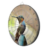 Perched Ruby en Green Little Hummingbird Dartbord (Voorkant Rechts)