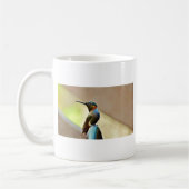 Perched Ruby en Green Little Hummingbird Koffiemok (Links)