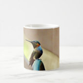 Perched Ruby en Green Little Hummingbird Koffiemok (Center)