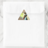 Perched Ruby en Green Little Hummingbird Sticker (Tas)