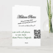 Perched vrouw Hummingbird- elke gelegenheid aanpas Kaart (Achterkant)