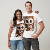 Perched Wonder — Whimsical Little Owl T-shirt (Unisex)