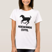 Perchennog ceff | Paardeneigenaar in Welsh T-shirt (Voorkant)