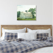Percheron Barn Canvas Afdruk (Insitu (Slaapkamer))