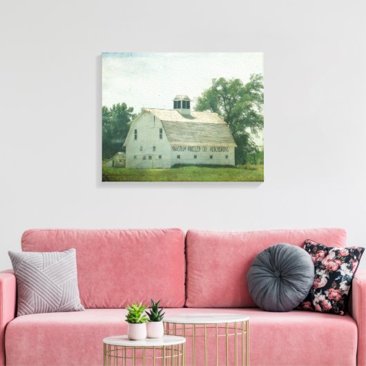 Percheron Barn Canvas Afdruk (Insitu (Woonkamer))