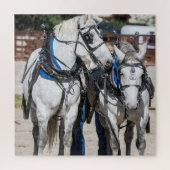 Percheron Draft Horse Legpuzzel (Verticaal)