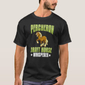 Percheron Draft Horseback Riding Zaddle 2 T-shirt (Voorkant)