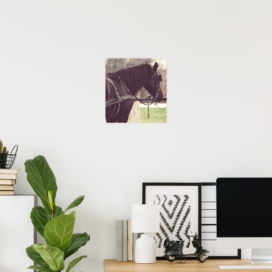 Percheron, Faux  Poster (Thuiskantoor)