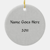 Percheron Horse Keramisch Ornament (Achterkant)