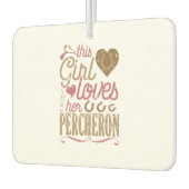 Percheron HorseGift Horses Luchtverfrisser (Links)