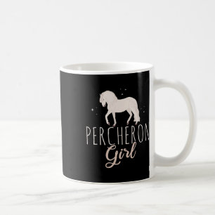 Percheron Paardenmeisje Paarden Liefhebber Paardri Koffiemok
