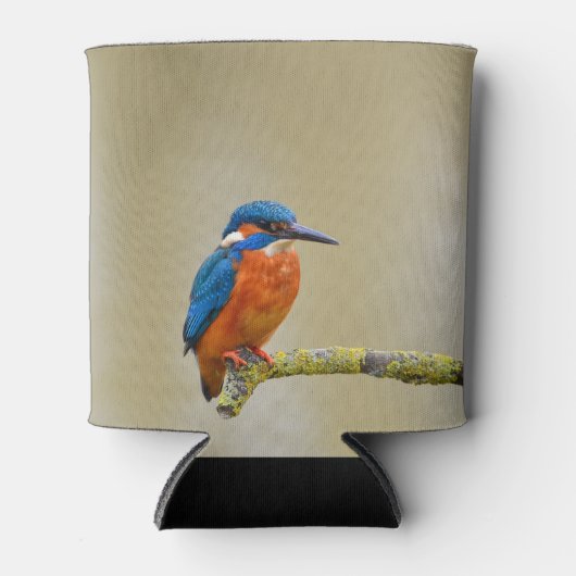 Perching Kingfisher Blikjeskoeler (Voorkant)