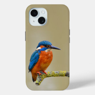 Perching Kingfisher iPhone 15 Case