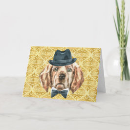 Percival de Lab Greeting Card Kaart