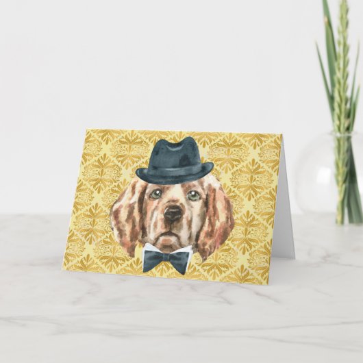 Percival de Lab Greeting Card Kaart (Voorkant)