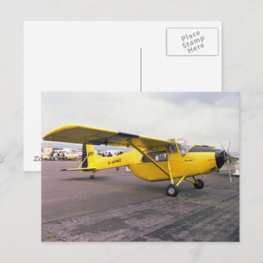 Percival EP9 Vliegtuig Briefkaart (Voorkant / Achterkant)