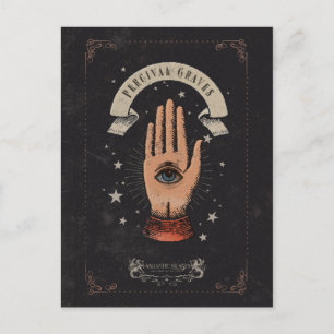 PERCIVAL GRAVES™ Magic Hand Graphic Briefkaart