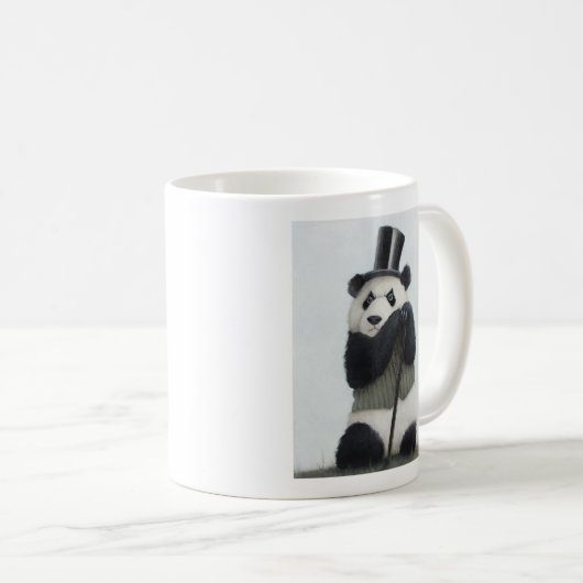 Percival Panda 11oz witte mok (Voorkant rechts)