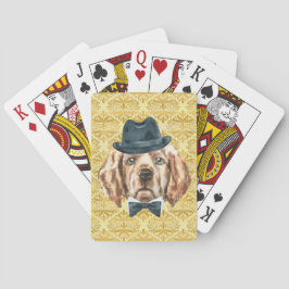 Percival the Lab Funny Dog Pokerkaarten