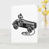 Percival's Ride Wenskaart Kaart (Gele Bloem)