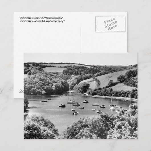 Percuil River Cornwall Briefkaart (Voorkant / Achterkant)