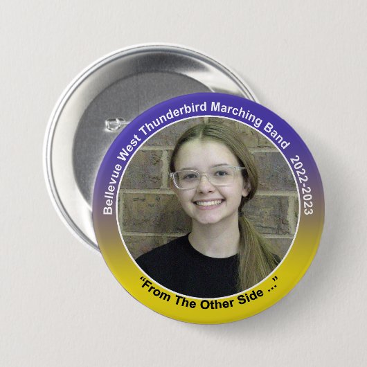 Percussie Catherine 11 Ronde Button 7,6 Cm (Voorkant /achterkant)