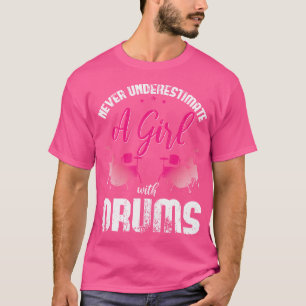 Percussie Drummer Girls Gift Musical Instrument D T-shirt