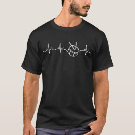 Percussie Hartslag Minimalistische Drumline T-shirt
