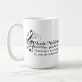 "Percussie is zo gemakkelijk! Het enige wat je doe Koffiemok (Links)
